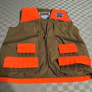 Gamehide Men's Shelterbelt Upland Field‎ Hunting Vest XL Pabst PBR Patch EUC